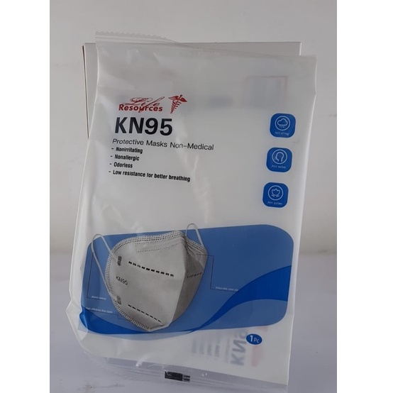 Liferesources KN95 Mask isi 1 Pcs / Masker Kesehatan