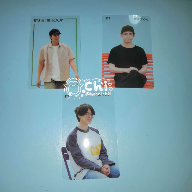 CLEAR PC PHOTOCARD ITS SEASON 1 2 TAEHYUNG JIMIN NAMJOON