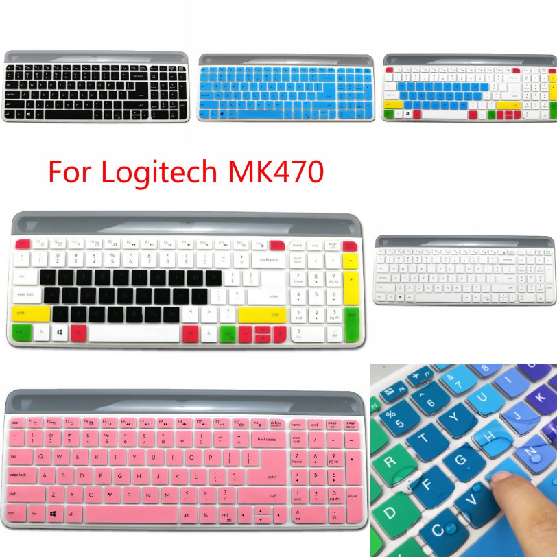 For Logitech MK470 Soft Ultra-thin Silicone Laptop Keyboard Cover Protector