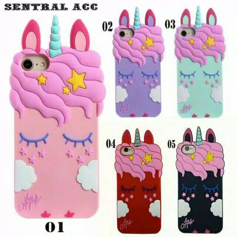 CASE XIAOMI REDMI 7A NOTE 7 NOTE 5A KARAKTER UNICORN