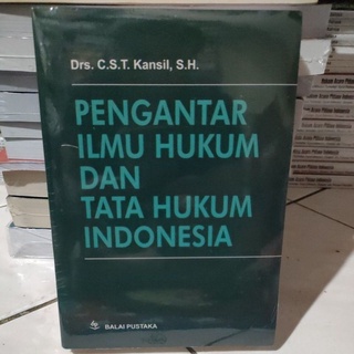 Pengantar ilmu hukum dan tata hukum Indonesia By Kansil