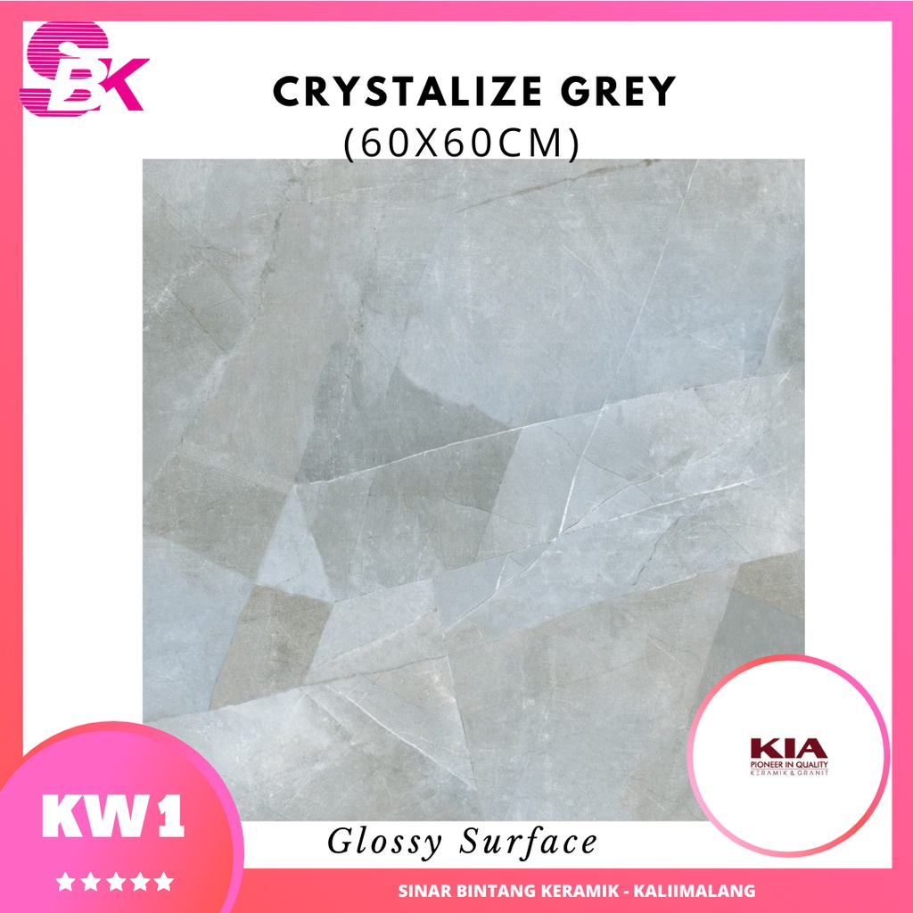 Granit 60x60 Crystalize Grey KIA