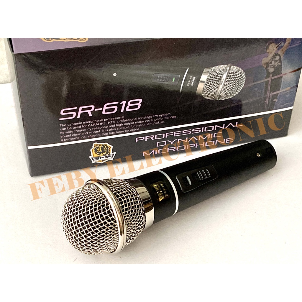 MIC BMA SR 618 DYNAMIC MICROPHONE KABEL BMA SR 618