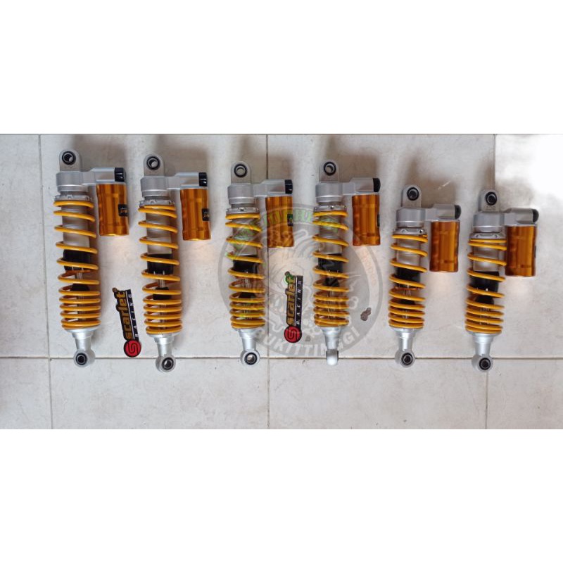 SHOCK BREAKER TABUNG BAWAH SCARLET 9002 R PANJANG 280MM 320MM 340MM UNTUK SEMUA TYPE MOTOR