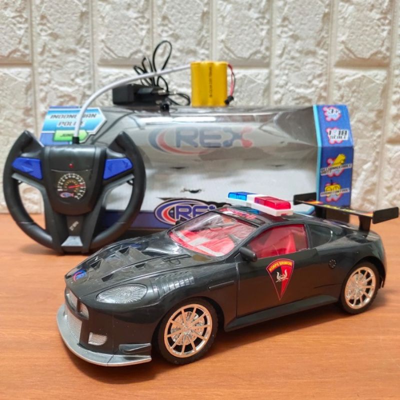 RC Mobil Polisi Remote Control Mainan Police Car Remot Kontrol Anak Laki Cowok