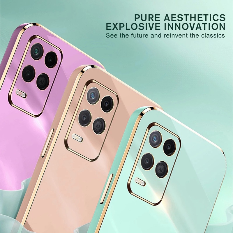 Casing Silikon OPPO A54 4g A16 A15 A15S A35 A5 2020 A9 2020 A7 A5s A5 A3s A53 2020 A33 2020 Ren 4 F 6D Shockproof