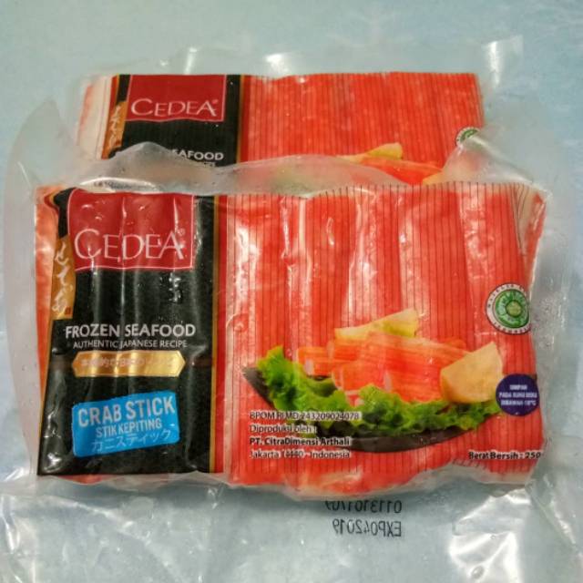 

Cedea crab stick 250 gram stik kepiting