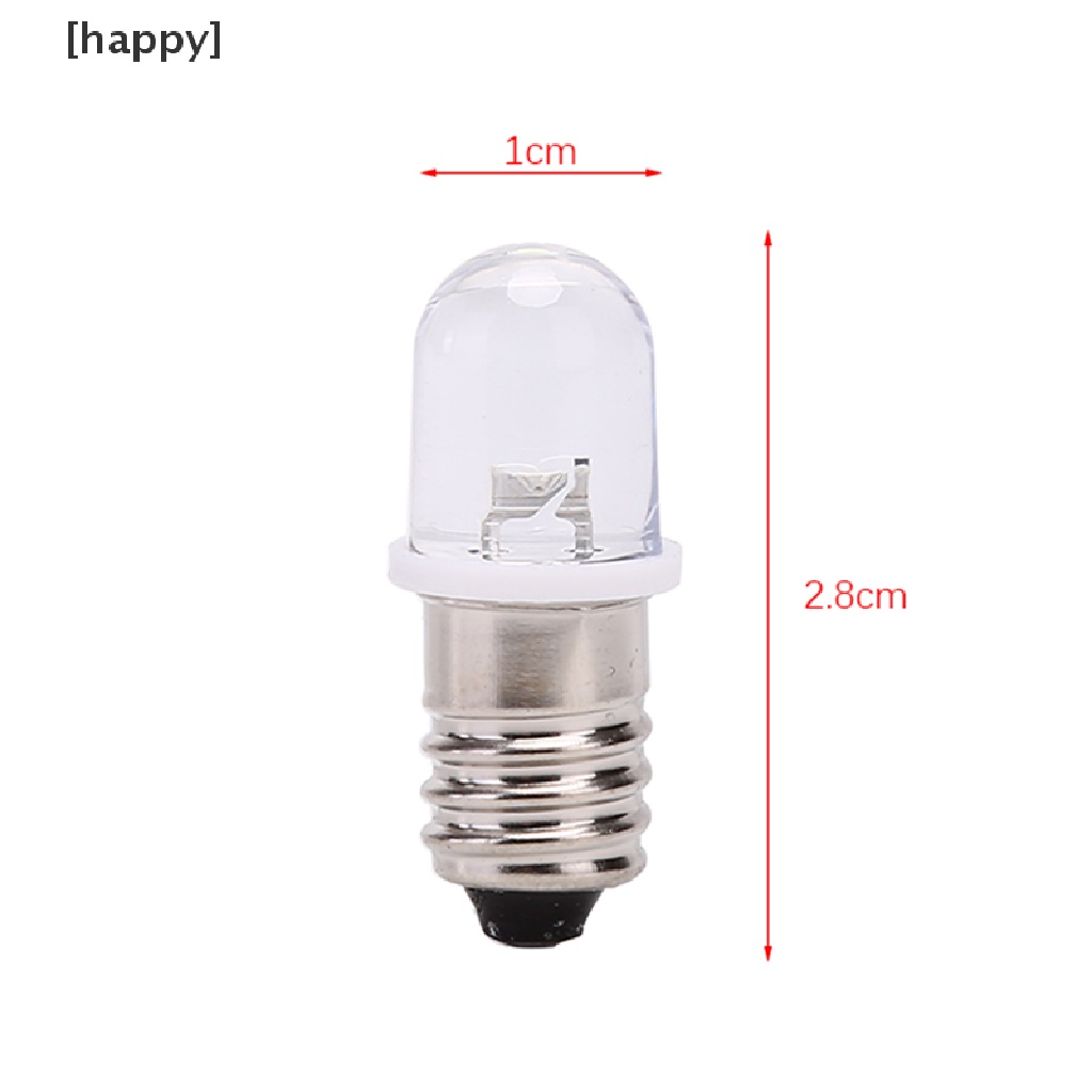 Ha 5pcs Bohlam Lampu Indikator Led E10 Dc 3v 4.5v Untuk Instrumen