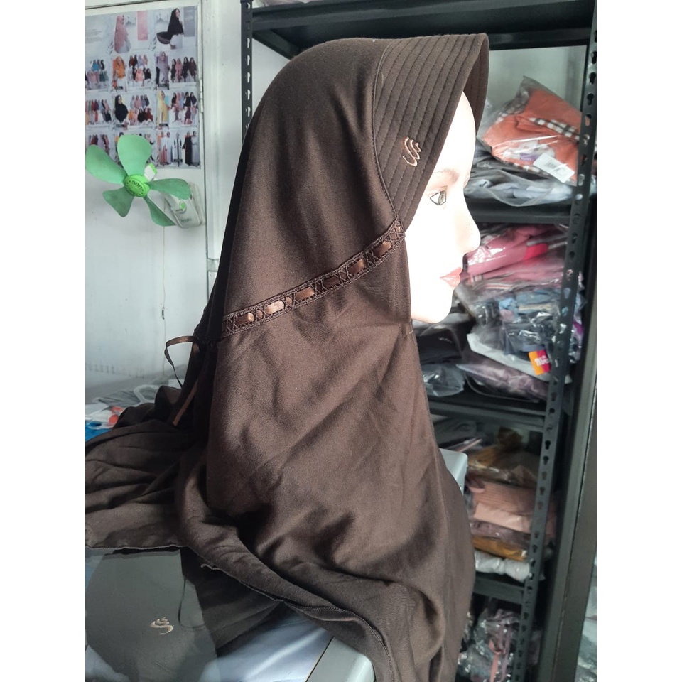 Kerudung RABBANI INNOVA Coklat Polos | Original