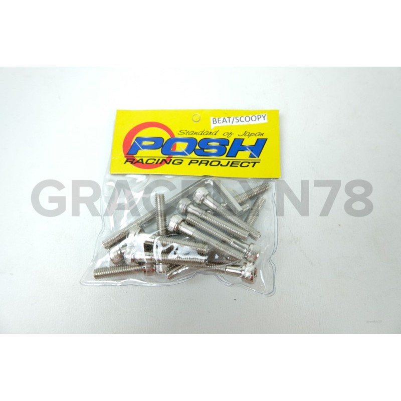 baut blok mesin cvt honda beat crome posh tanpa kunci L