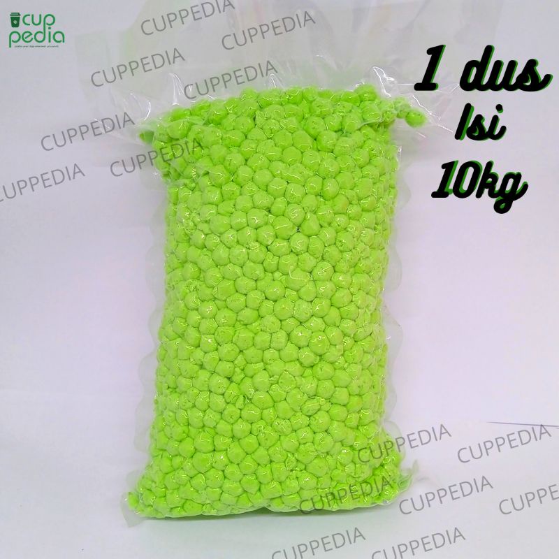 

Bubble tea tapioka pearl warna hijau 10kg