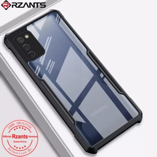 PAKET 2 IN 1 Case Samsung A02S Armor Fusion Transparent Prmium Casing Free Tempered Glass