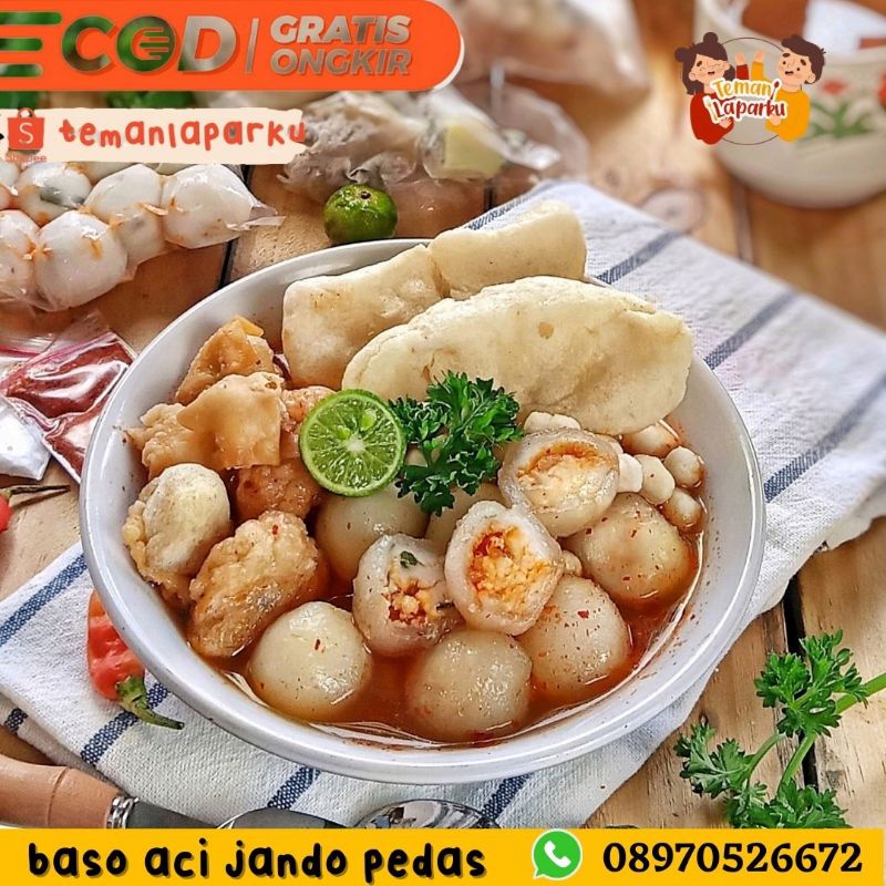 Jual Baso Aci Jando Pedas Boci Homemade Bakso Aci Isi 8 Baso Aci Pedas