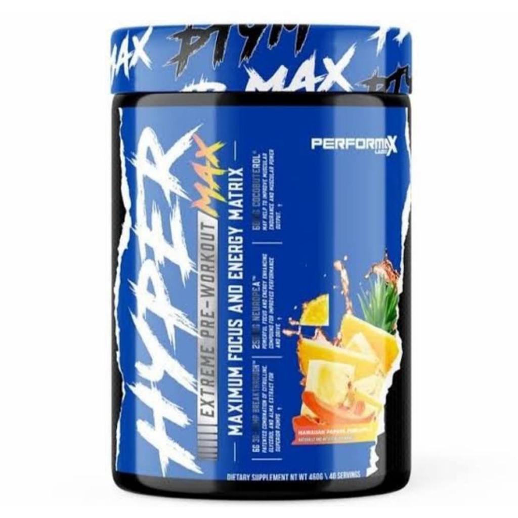 PERFORMAX LABS HYPERMAX HYPER MAX PRE WORKOUT PREWORKOUT 40 SERVING