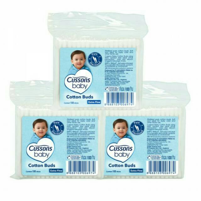 Cussons Baby Cotton Buds Extra Fine Isi 100pcs