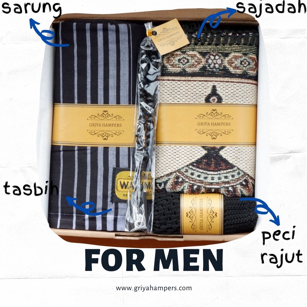 Hampers Ramadhan Cowok / Hampers Ramadhan Pria / Hampers Ramadhan Alat Ibadah Black Edition