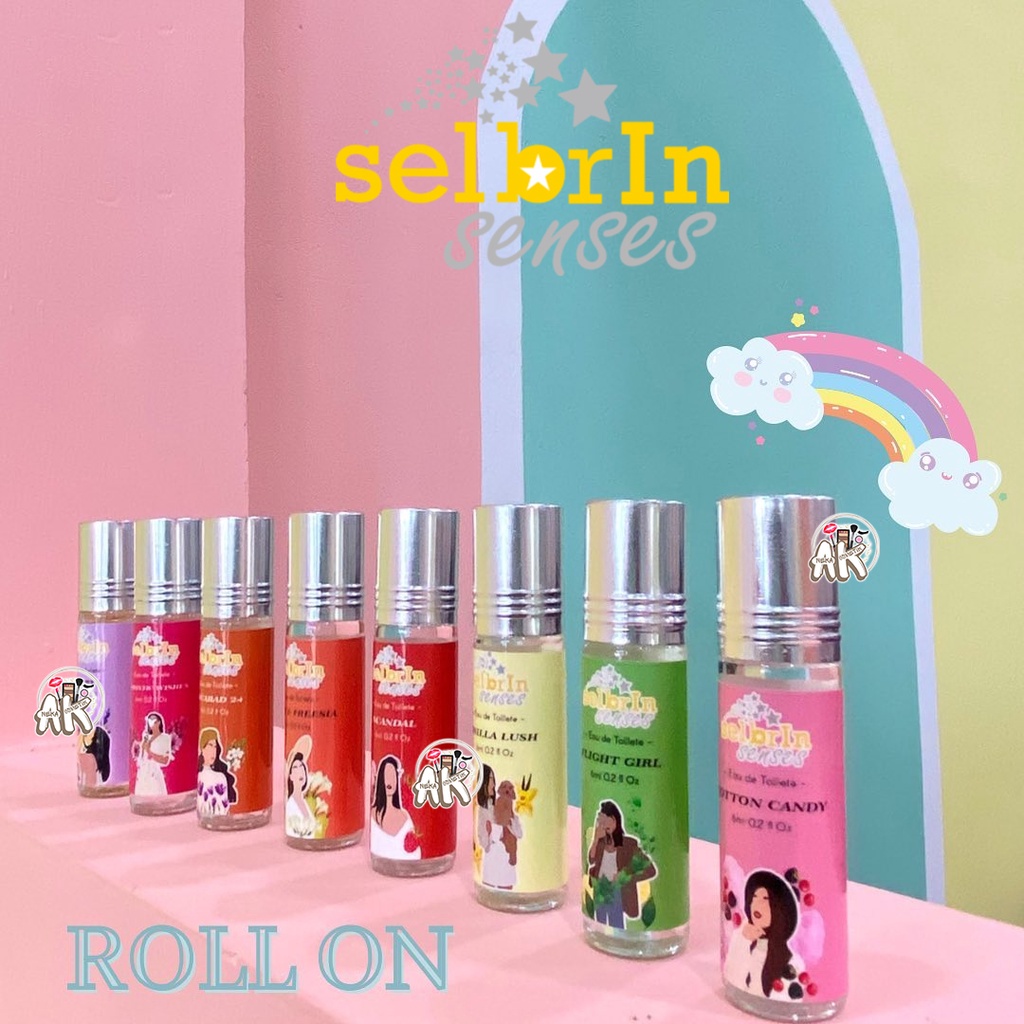 SELBRIN MINI ROLL ON 6ML SENSES PARFUME BADAN  SERIES