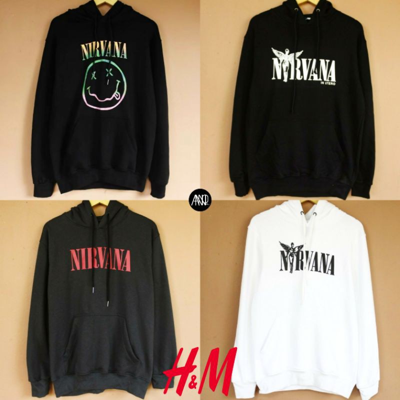 H&M HOODIE NIRVANA -  100% ORIGINAL