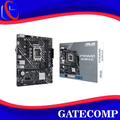 ASUS PRIME H610M-K D4 (LGA1700, H610M, DDR4, USB3.2, SATA3)