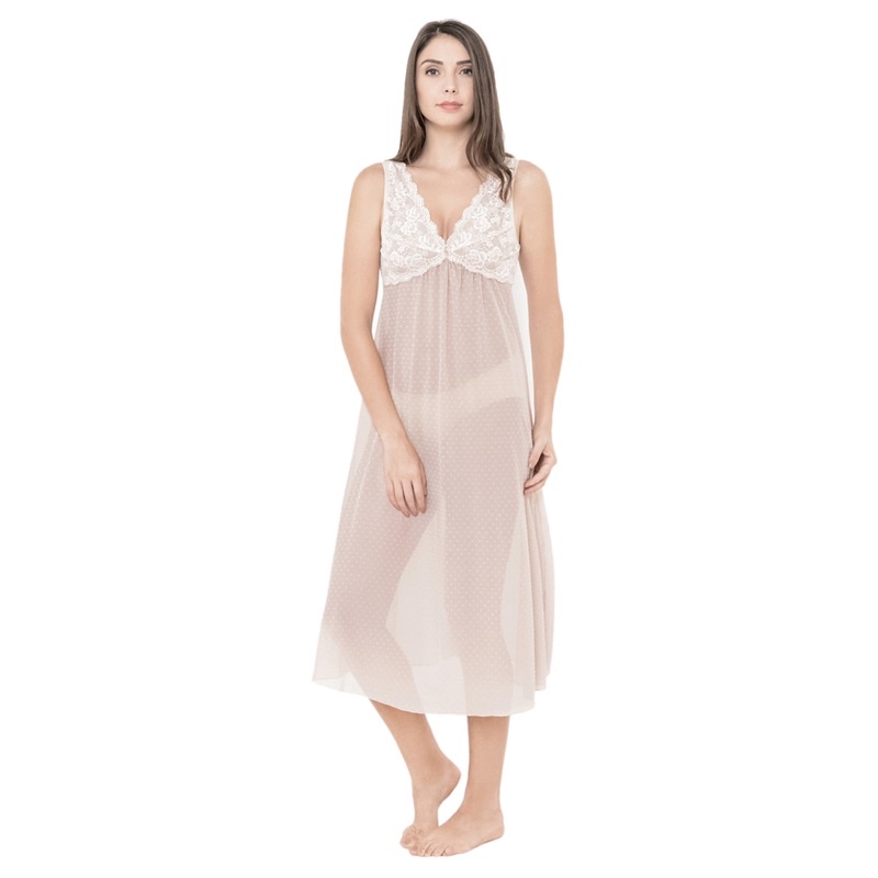 ALANA NIGHT GOWN / Lingerie sexy jumbo panjang