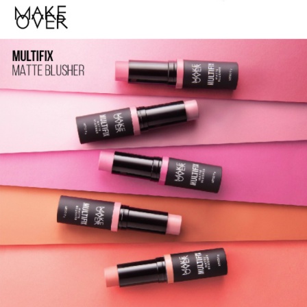 MAKE OVER Multifix Matte Blusher 9 g | Blush On Stick