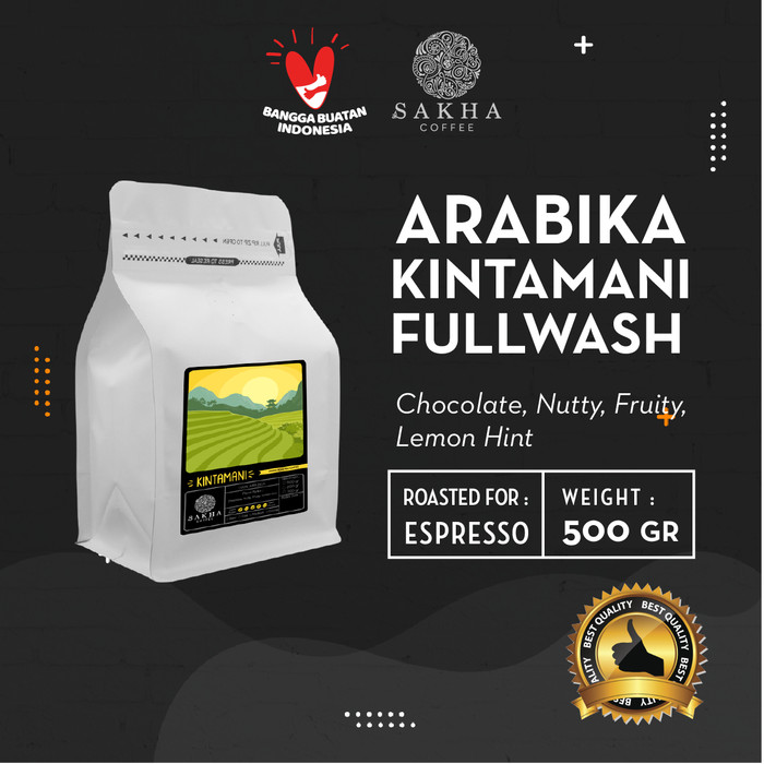 

Biji Kopi Arabika Bali Kintamani Roast For Espresso 500Gr SAKHA COFFEE - AKIN500