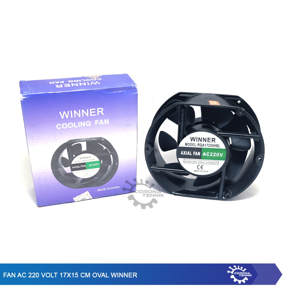 Fan AC Winner 220 Volt 17x15 cm Oval