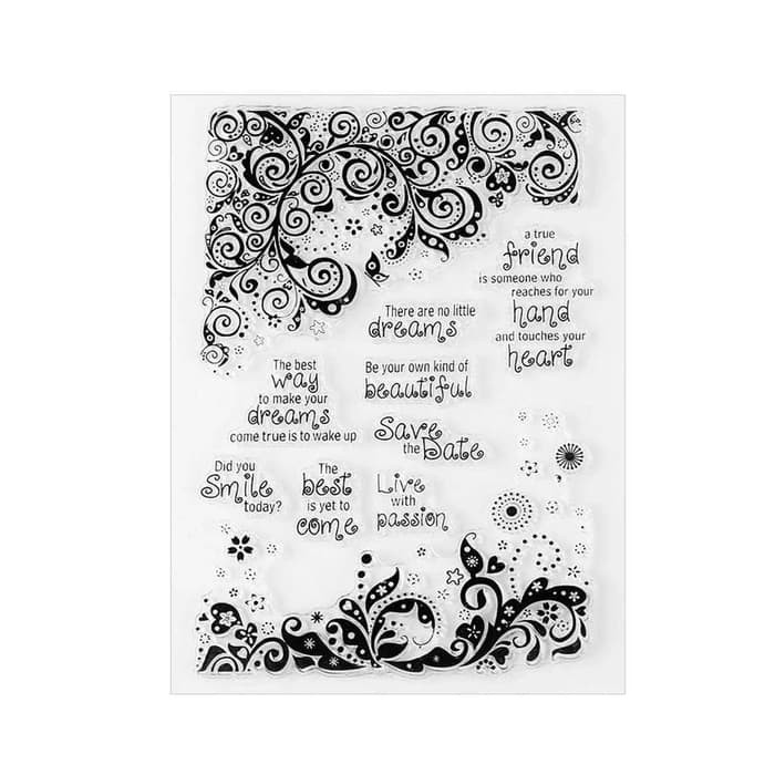

Clear Stamp - Corner and Wordings