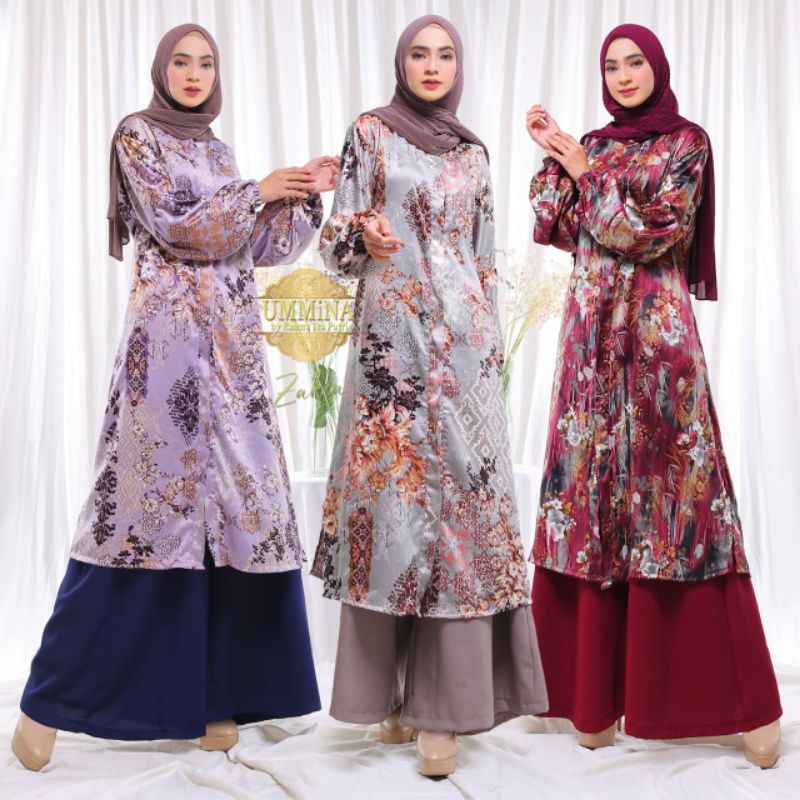 zakia one set (tunik + kulot ) original by ummina