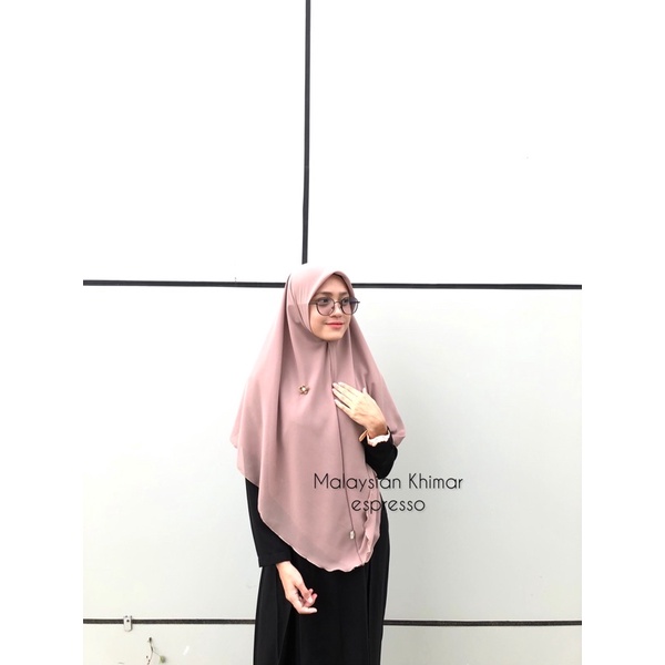 [COD] MALAYSIAN KHIMAR MATERIAL BABYDOLL ARMANY BY RURIHIJABSYARI-Espreso