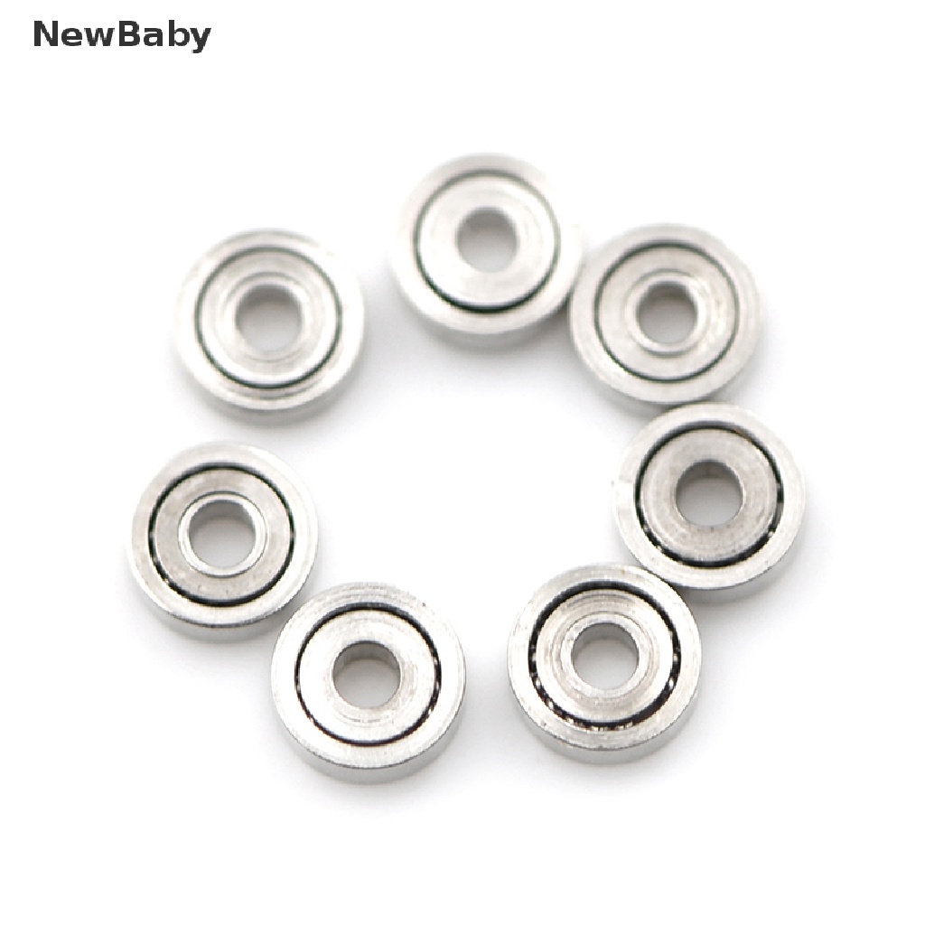 Newbaby 10pcs 681ZZ Miniatur Bola Bearing Metal Mini 1x3 X 1mm