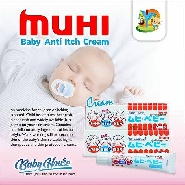 Muhi Baby Anti Itch Cream - Krim penghilang gatal akibat gigitan serangga