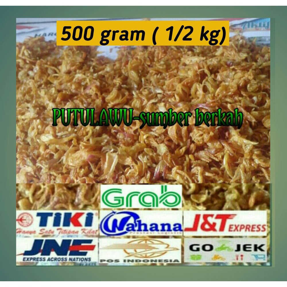 

bawang goreng original tanpa campuran 500gram Bagus