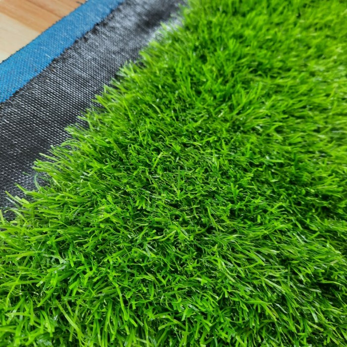 Taman rumput palsu sintetis sintetis swiss 25mm