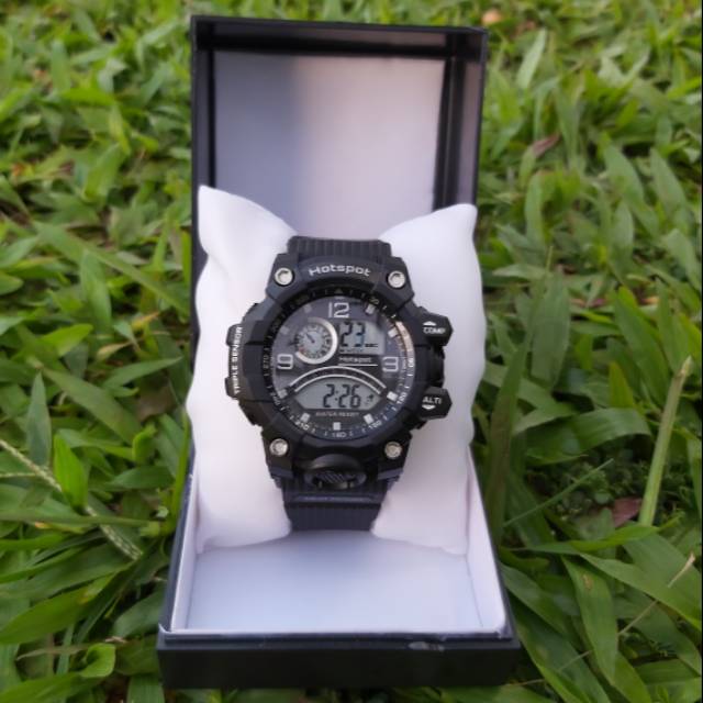 Free Ongkir - HSS Jam Tangan HOTSPOT Black Edition
