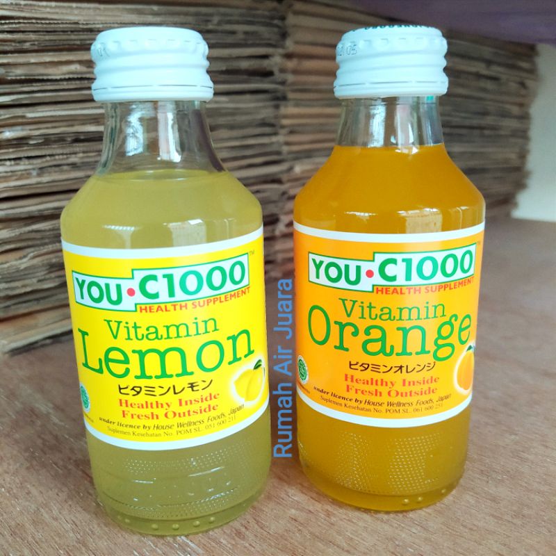 Jual You C 1000 Lemon Orange Vitamin C1000 Botol Kaca 140 ML Satuan