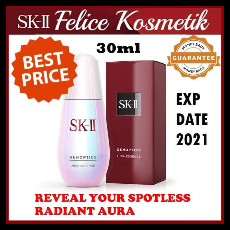 Sk-Ii/Sk2/Skii/Sk Ii Serum Genoptic Aura Essence 30Ml/Pencerah Wajah