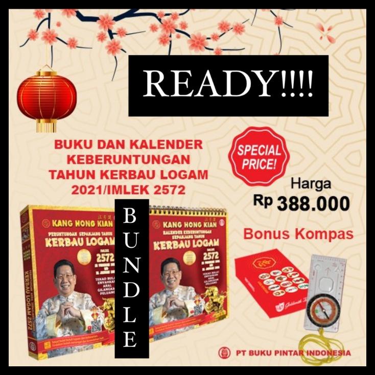 

BEST SELLER !!! READY 2021 BUKU + KALENDER KANG HONG KIAN TAHUN KERBAU LOGAM 2021 TERLARIS