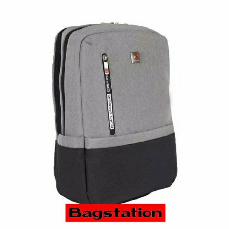 TAS RANSEL LAPTOP BACKPACK POLO CLASSIC ORIGINAL TAS SEKOLAH TAS KULIAH