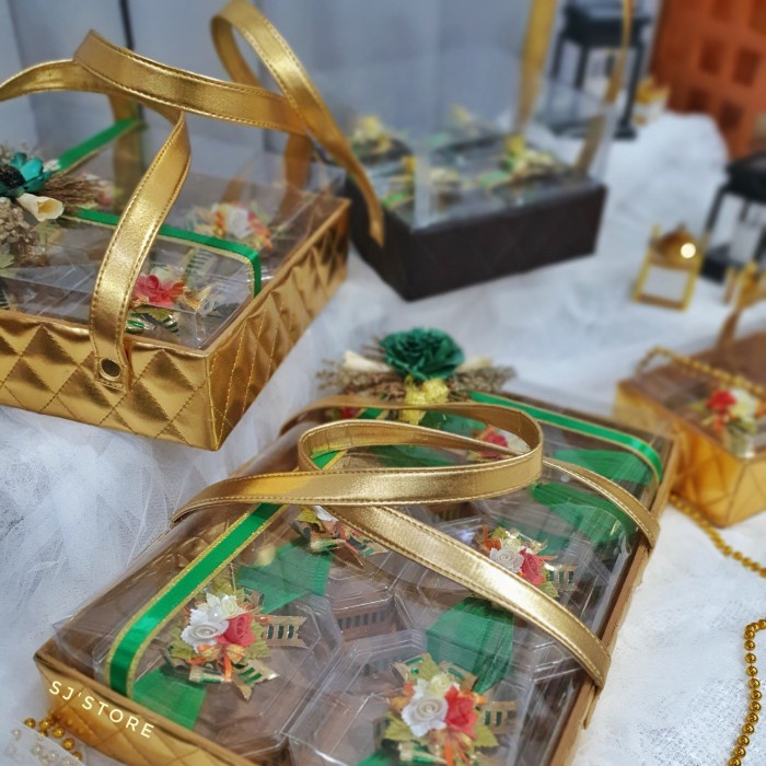 

Aksesoris hiasan lebaran toples kue kering hampers pita idul fitri