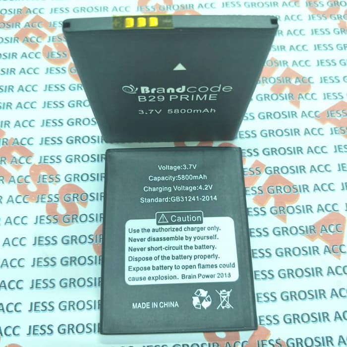 Baterai Battery Double Power BRANDCODE B29 Prime , Mate 5 , MITO A880