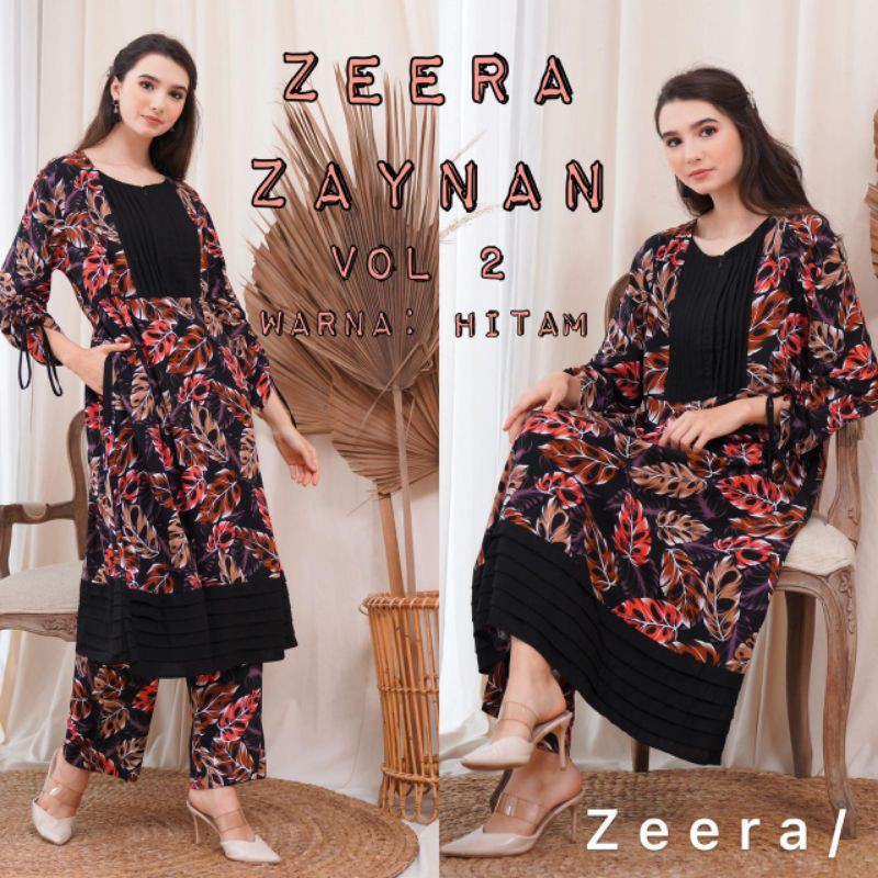 Daster arab ZEERA ZAYNAN Gamis Rayon Baju setelan