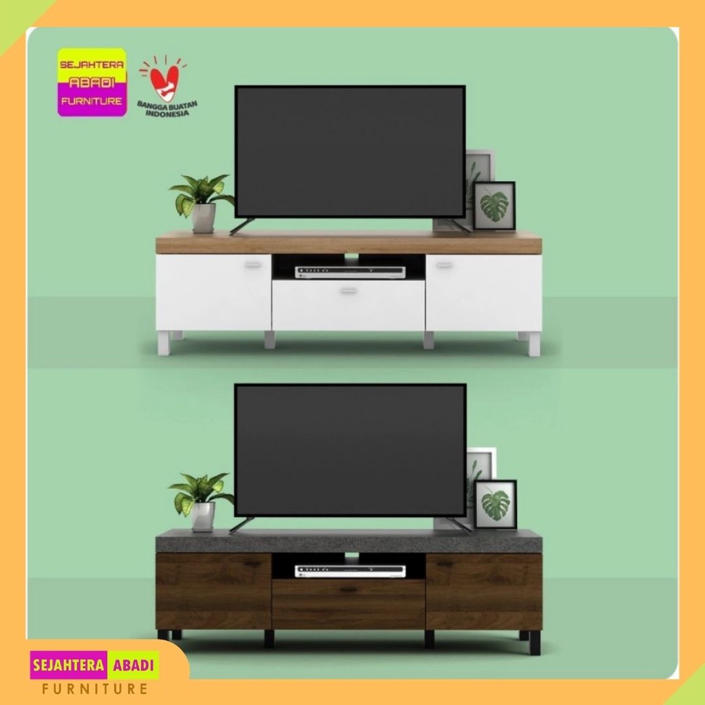 Rak TV Kayu, Meja TV, Lemari TV BENEDICT TV150 BAVARIAN