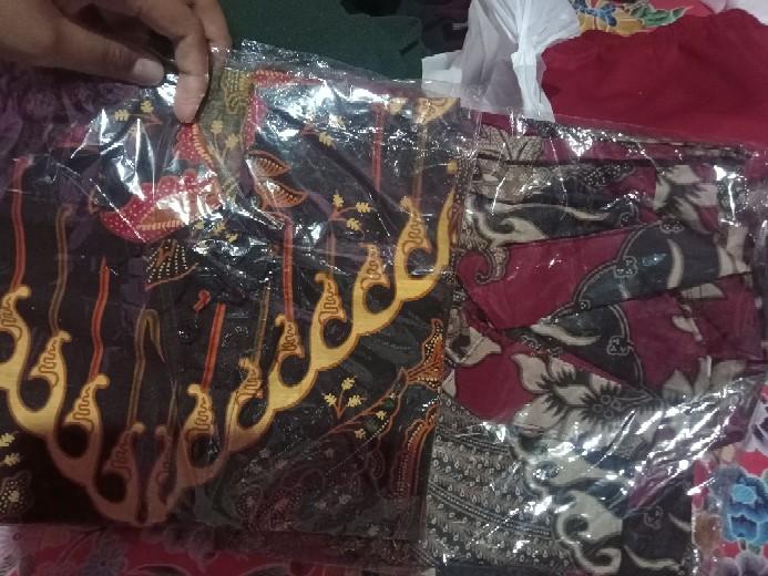 022 Zahira Batik Hrb026 Kenongo Hem Kemeja Batik Pria Lengan Pendek