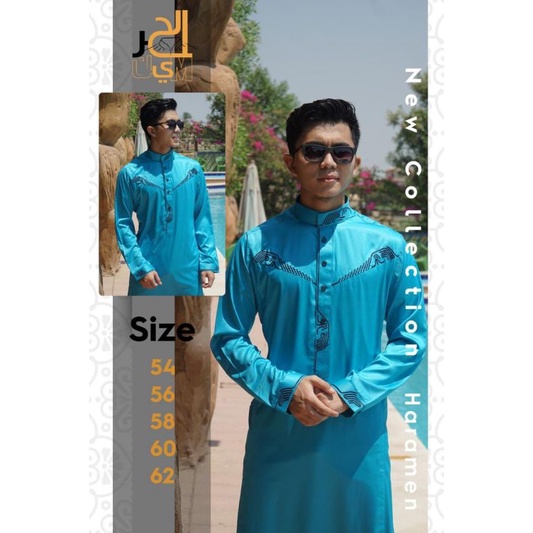 Jubah pria daffa Alharamain premium NEW ORIGINAL