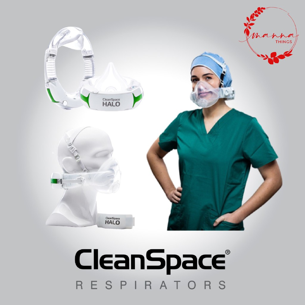 Masker Respirator CleanSpace HALO Powered Air Purifying