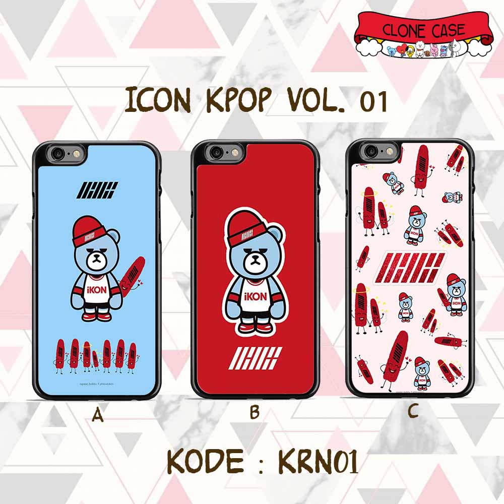 Case Oppo F5 F7 F9 F11 Pro Youth - Hardcase Ikon KPOP Korean