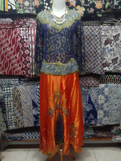 stelan kebaya brokat payet