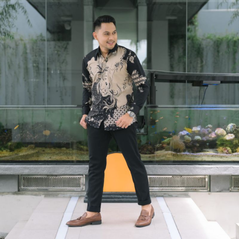 KEMEJA BATIK PRIA CANDRAWASIH FUL FURING SLIMFIT