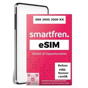 ESIM Smartfren Kartu Perdana Nomor Cantik  (GRATIS ONGKIR)